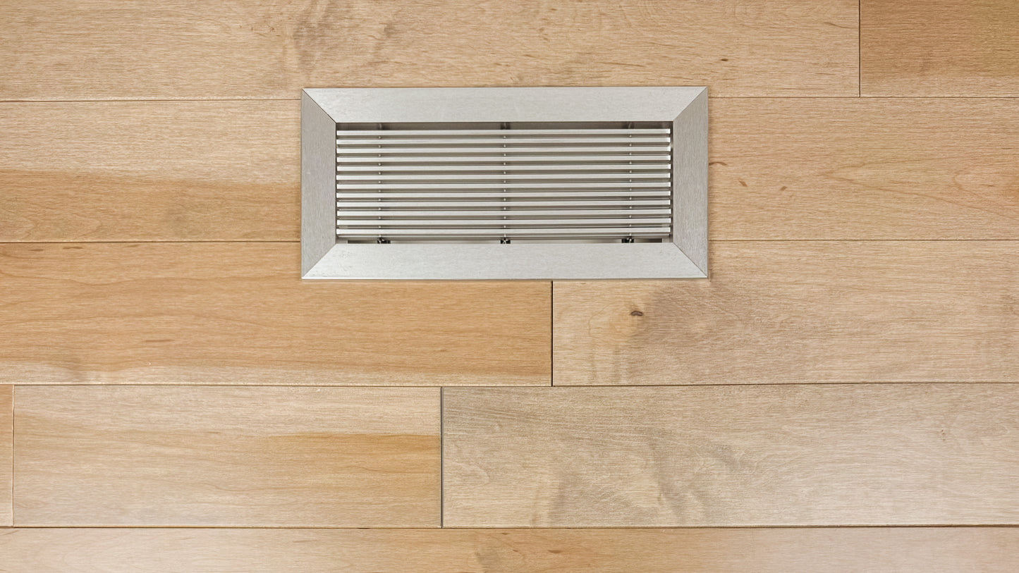 Grille de plancher - Deluxe - Horizontal - Blanc