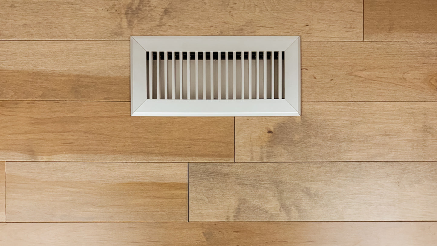 Grille de plancher - Deluxe - Horizontal - Noir mat