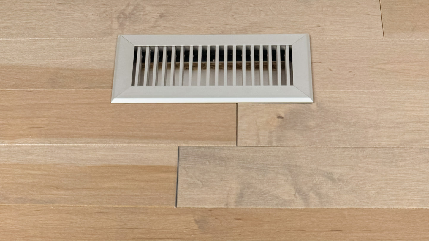 Grille de plancher - Deluxe - Horizontal - Noir mat