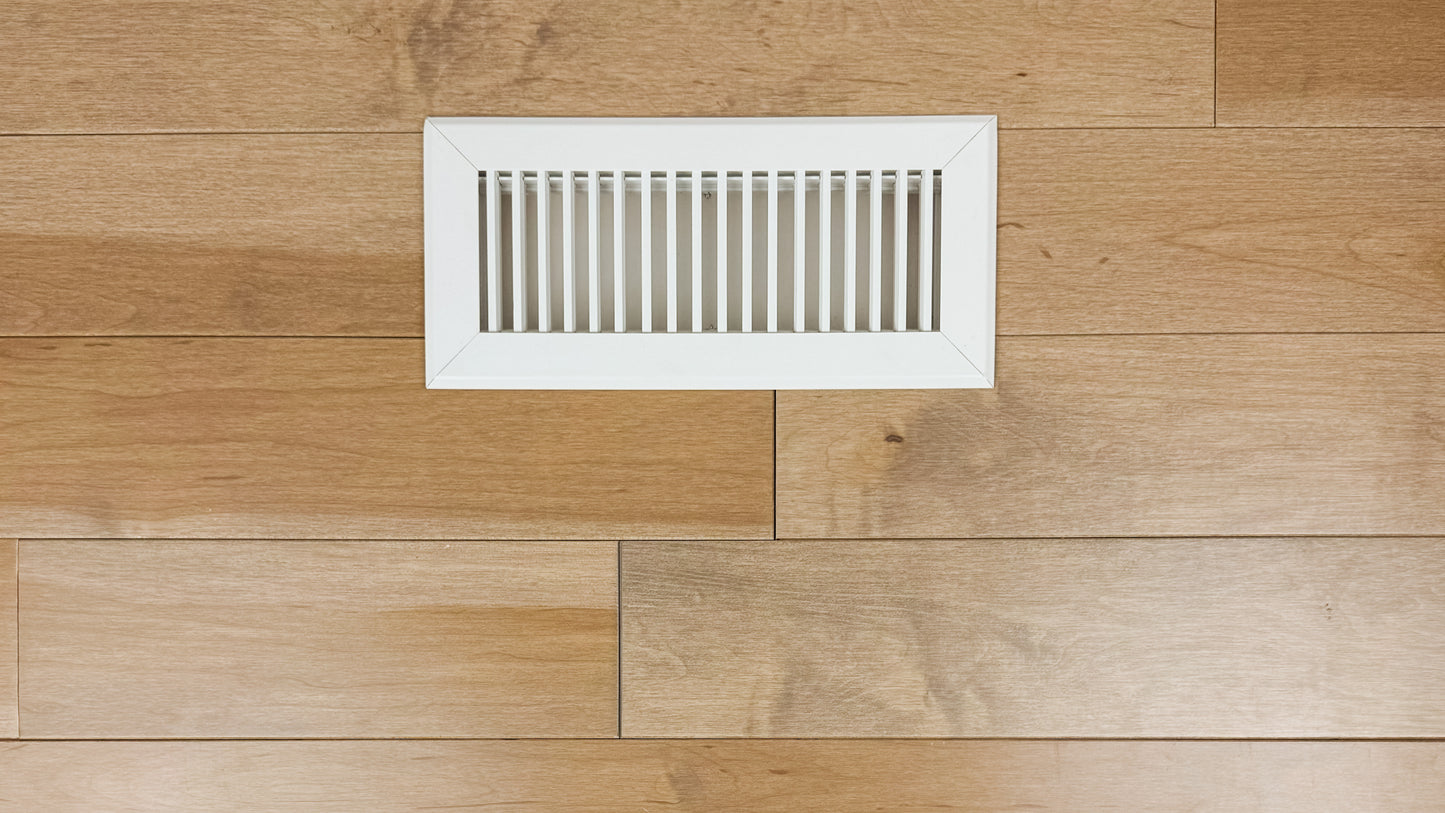 Grille de plancher - Deluxe - Horizontal - Noir mat