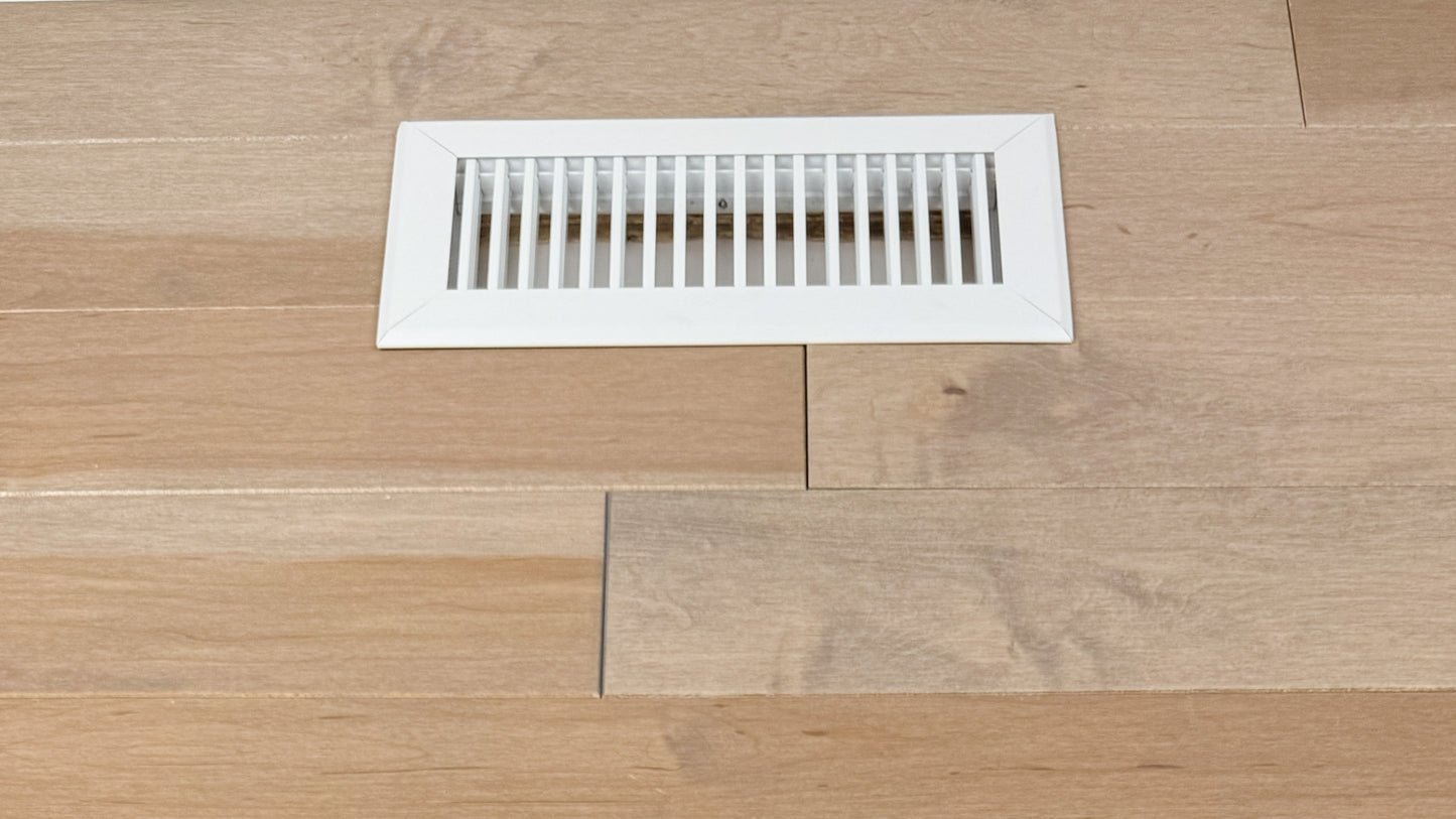 Grille de plancher - Deluxe - Horizontal - Noir mat
