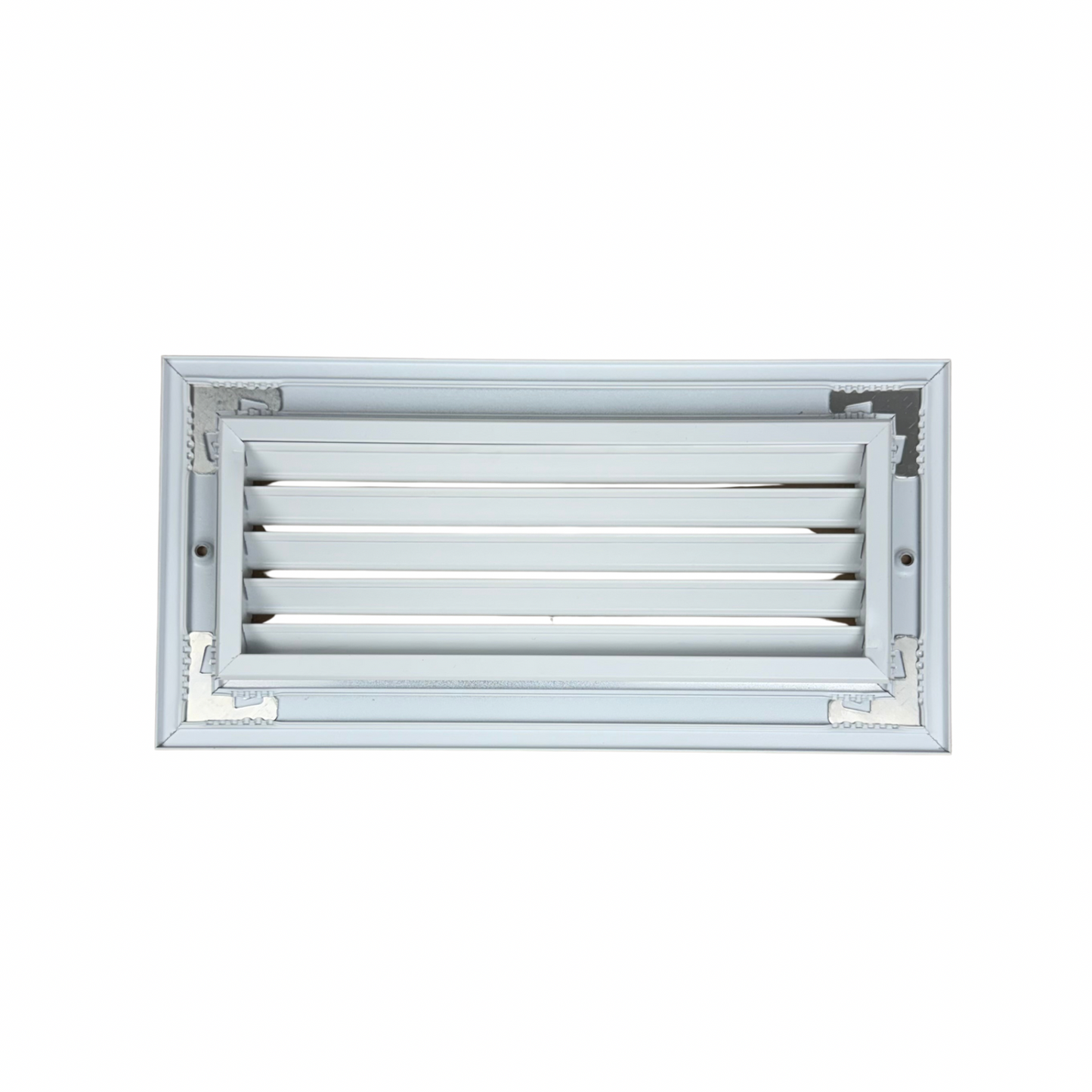 Grille de retour en acier prépeint blanc 4x10po