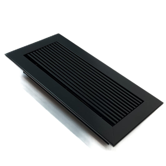 Grille de plancher - Deluxe - Horizontal - Noir