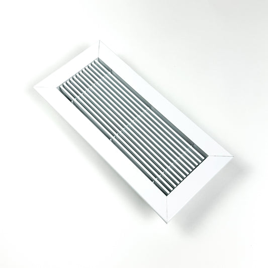 Grille de plancher - Deluxe - Horizontal - Blanc