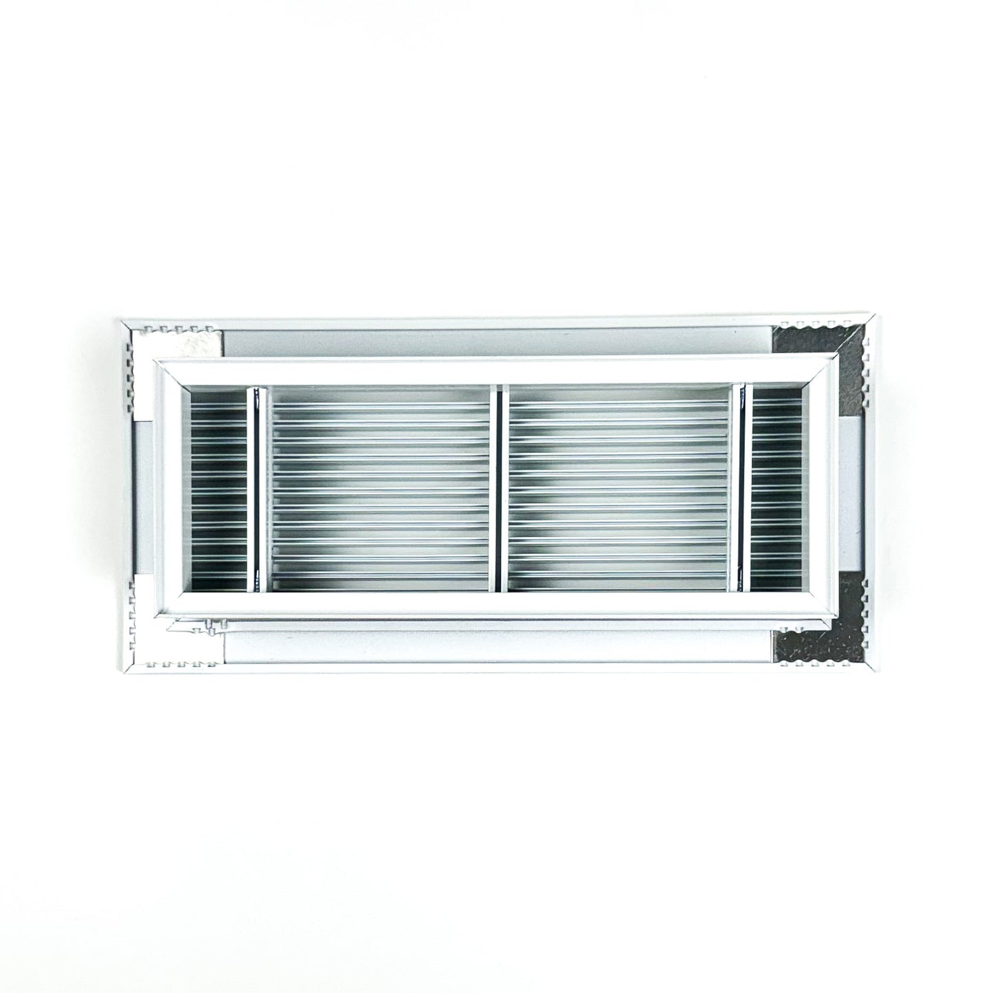Grille de ventilation de plancher de haute qualité - Aluminium extrudé - Grillage horizontal - 2