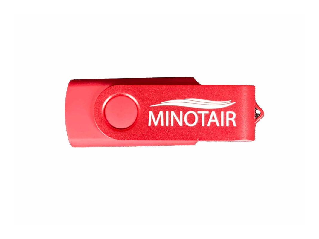 Clé USB Minotair rouge