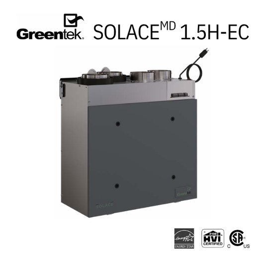 VRC - Greentek Solace 1.5H-EC - Moteurs ECM