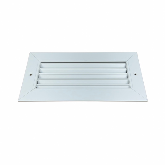 Grille de retour en acier prépeint blanc 4x10po
