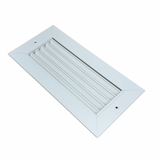 Grille de retour en acier prépeint blanc 4x10po