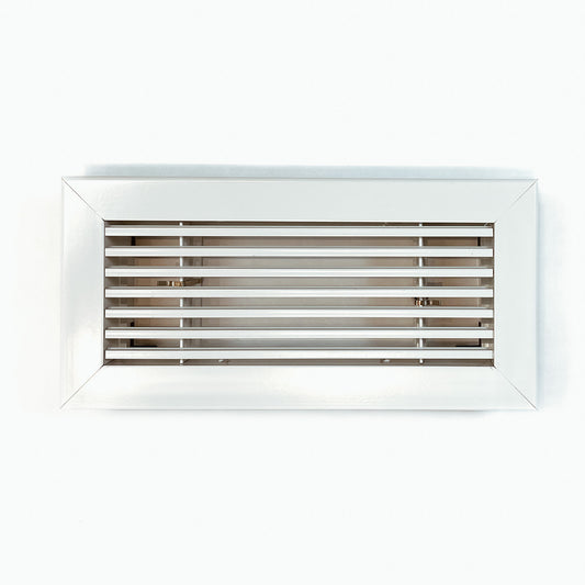 Grille de ventilation pour mur et plafond de haute qualité - Acier prépeint blanc - DABL