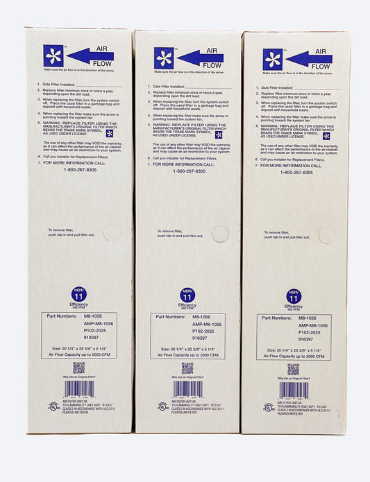 M8-1056 - Filtres à fournaise - MERV 11 - 20x25x5