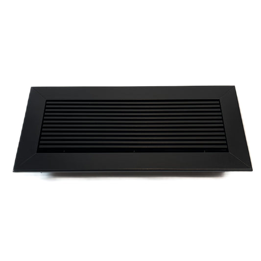 Grille de plancher - Deluxe - Horizontal - Noir